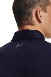 Under Armour Navy/Grey Navy/Golf Tech Polo Shirt - Image 4 of 6