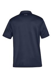 Under Armour Navy/Grey Navy/Golf Tech Polo Shirt - Image 6 of 6