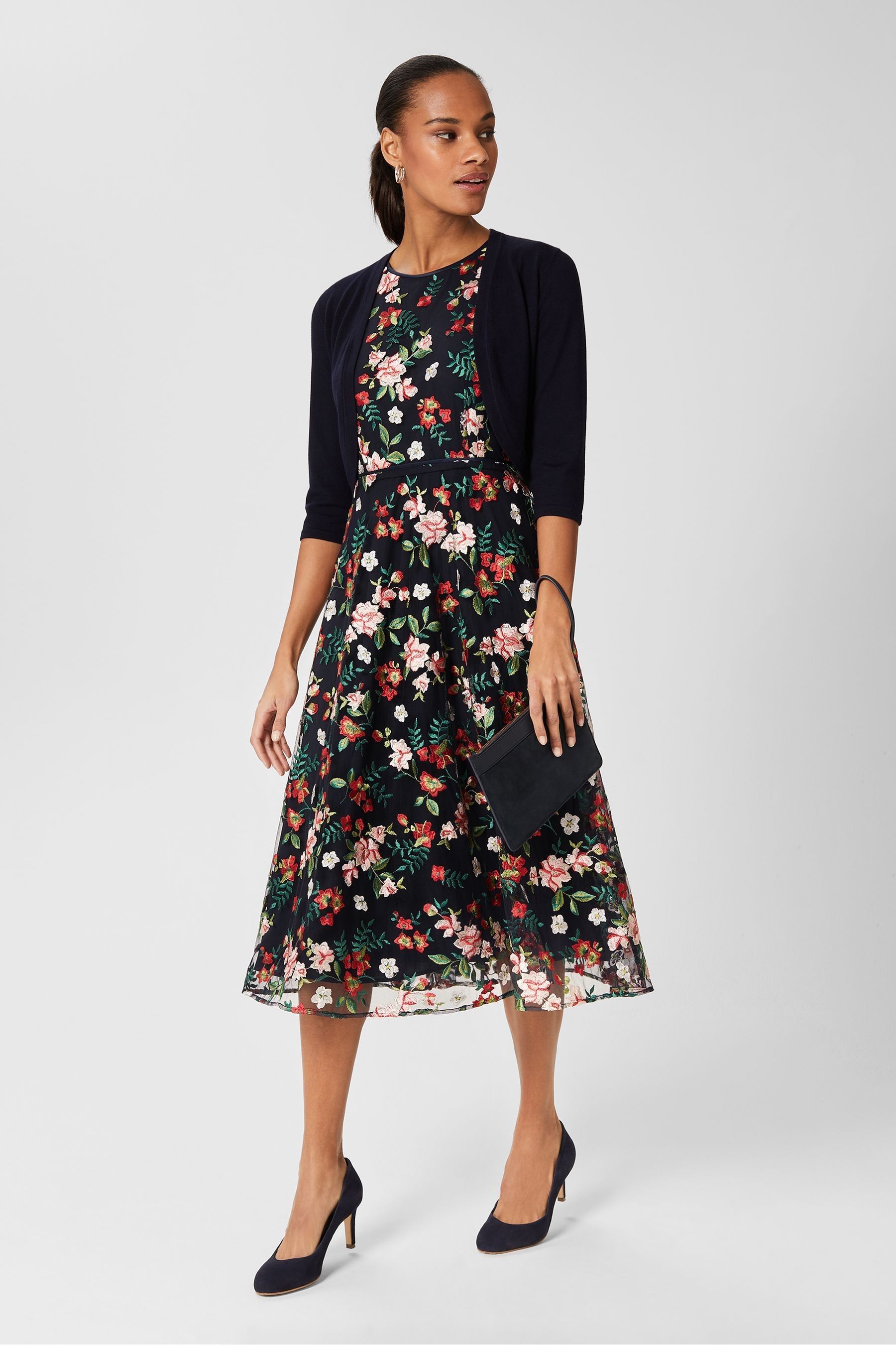 Hobbs navy bolero sales