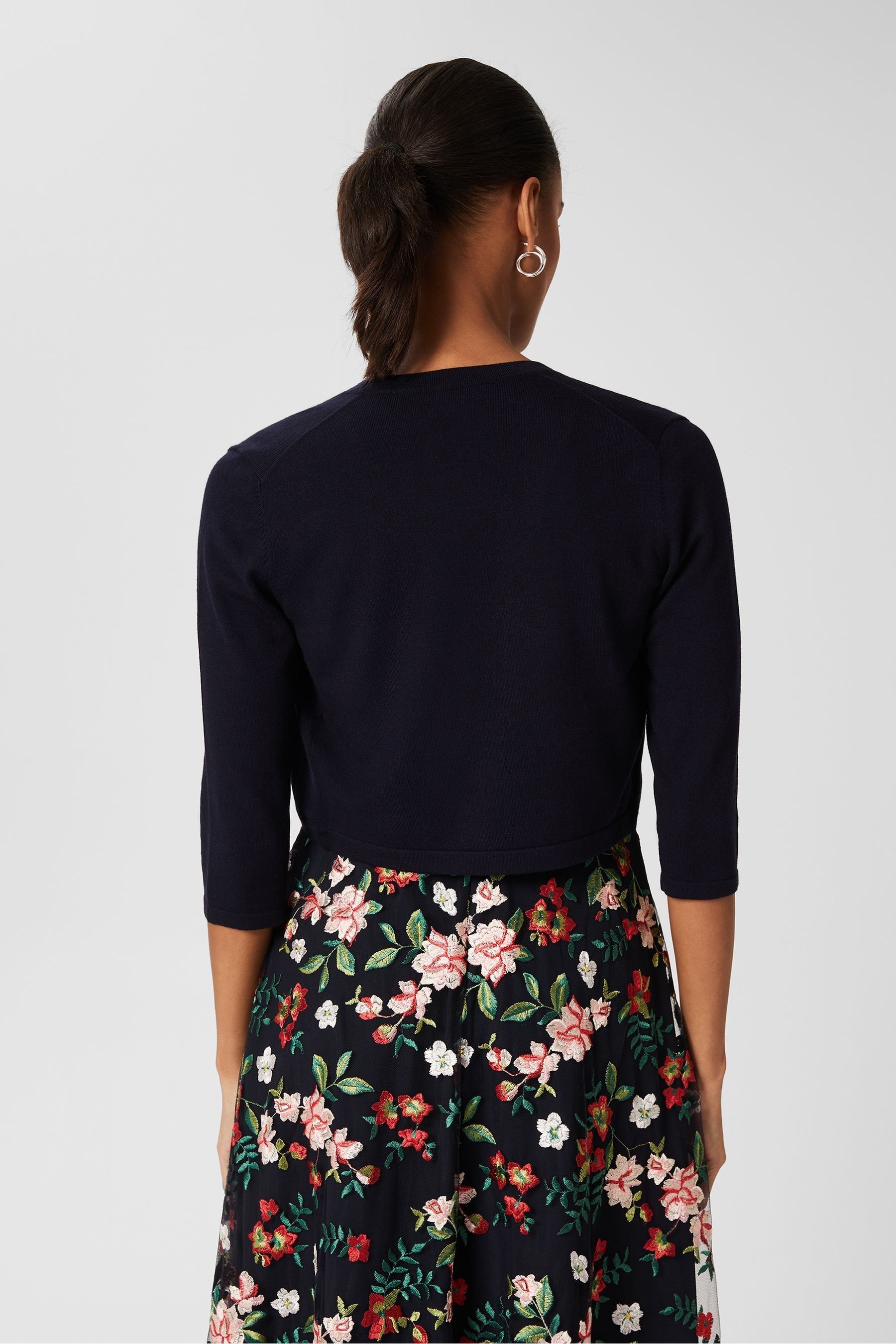 Hobbs Carrie Navy Blue Bolero