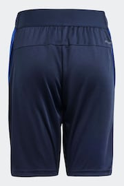 adidas Blue Training AEROREADY Heather Shorts Kids - Image 8 of 11