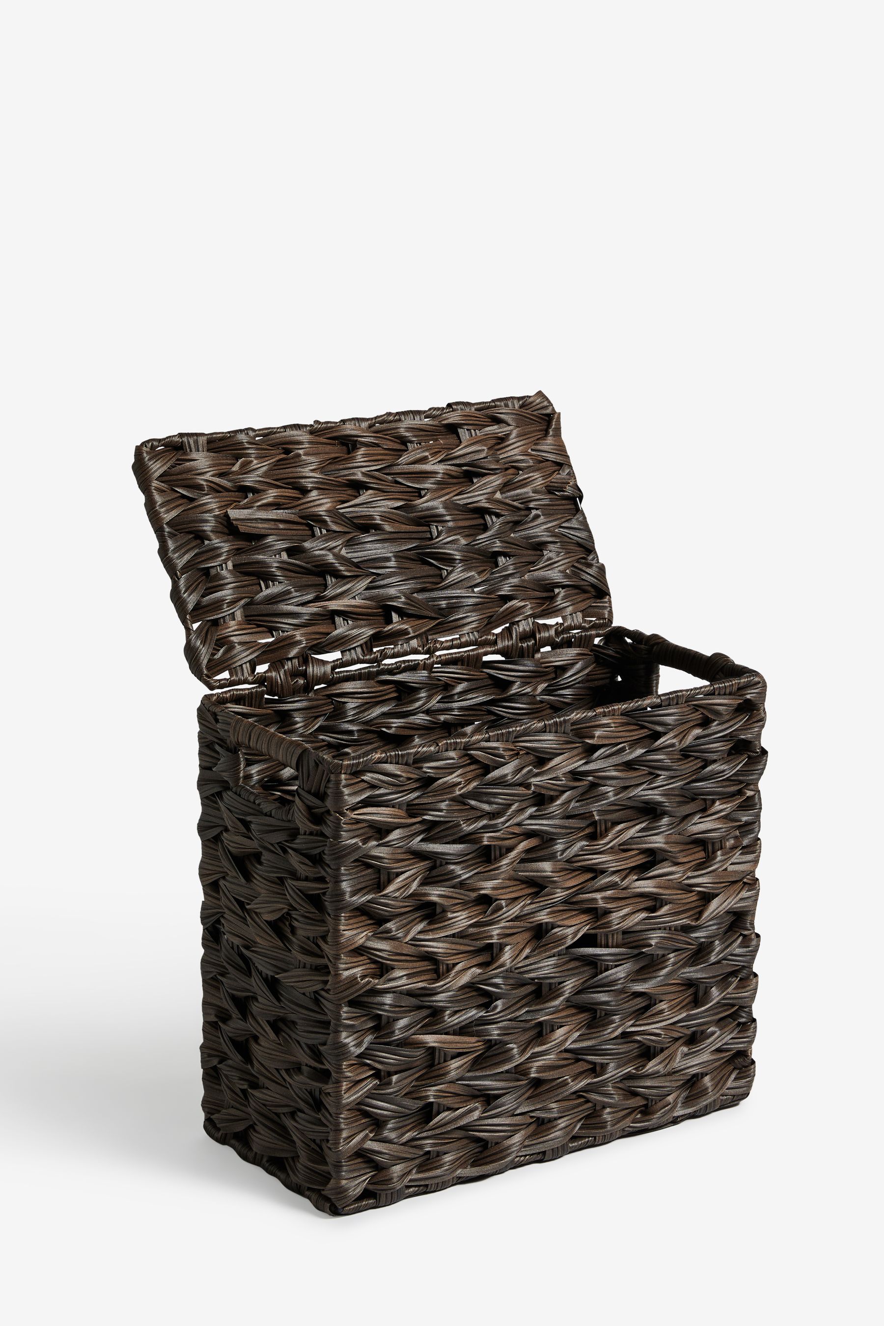 Plastic basket for shop storage