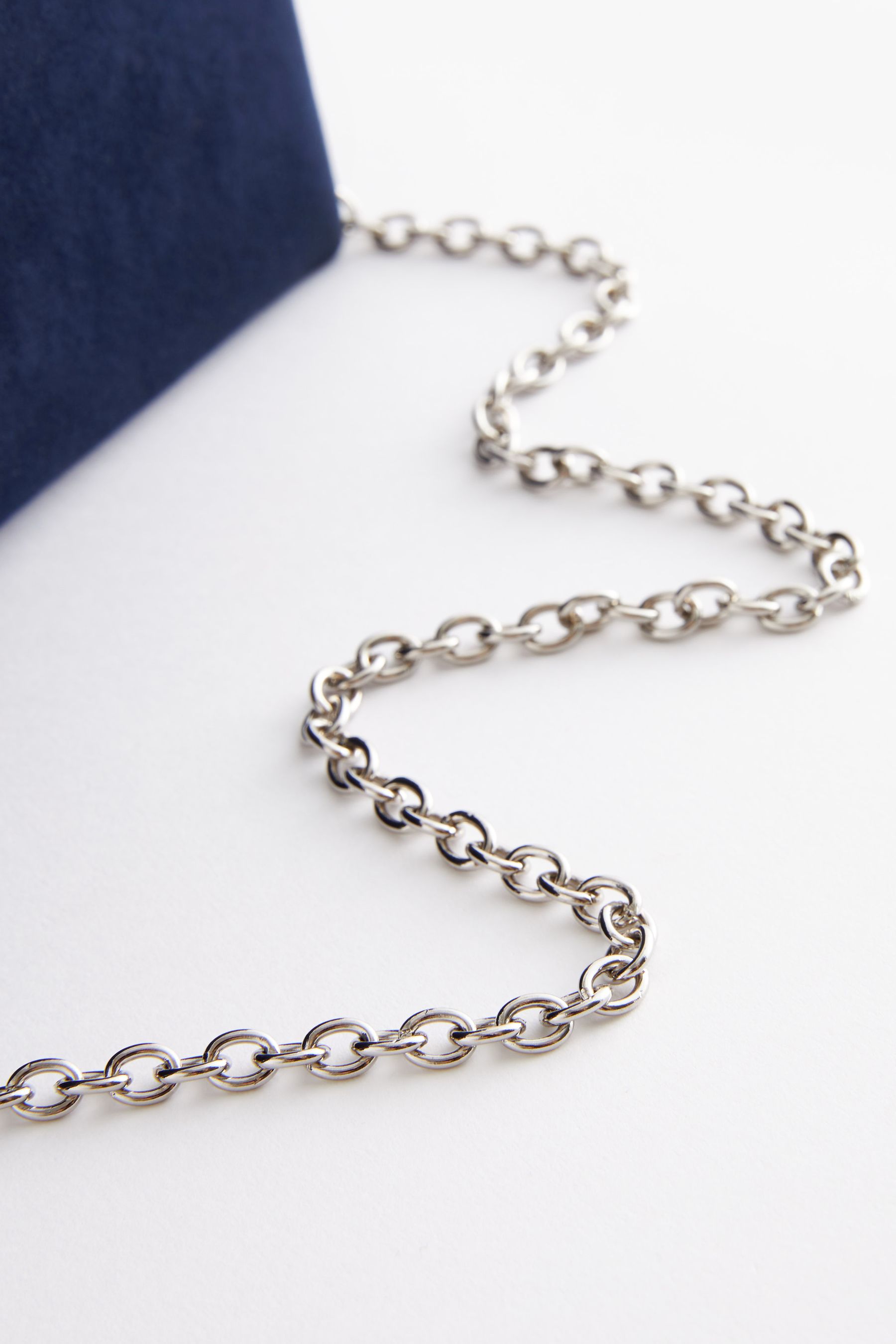 Navy Clutch Bag With Detachable Cross Body Chain