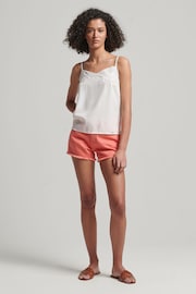 Superdry Pink Superdry Pink High Rise Denim Shorts - Image 3 of 4