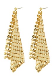 PILGRIM Gold Tone Alani Recycled Earrings - Image 1 of 3