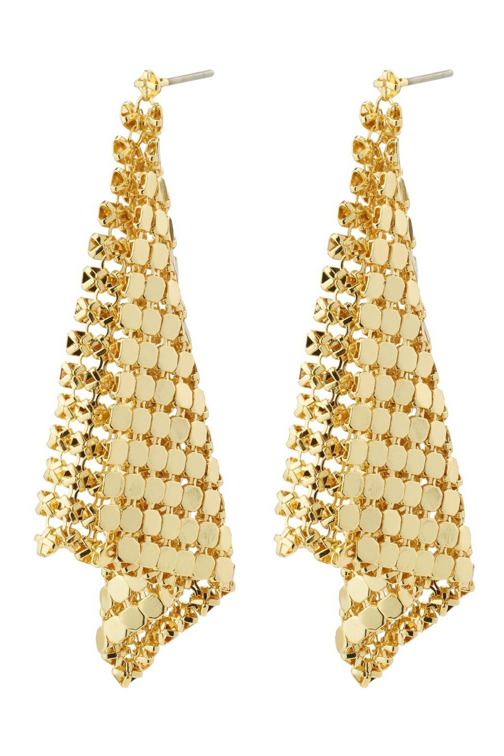 PILGRIM Gold Tone Alani Recycled Earrings - Image 1 of 3