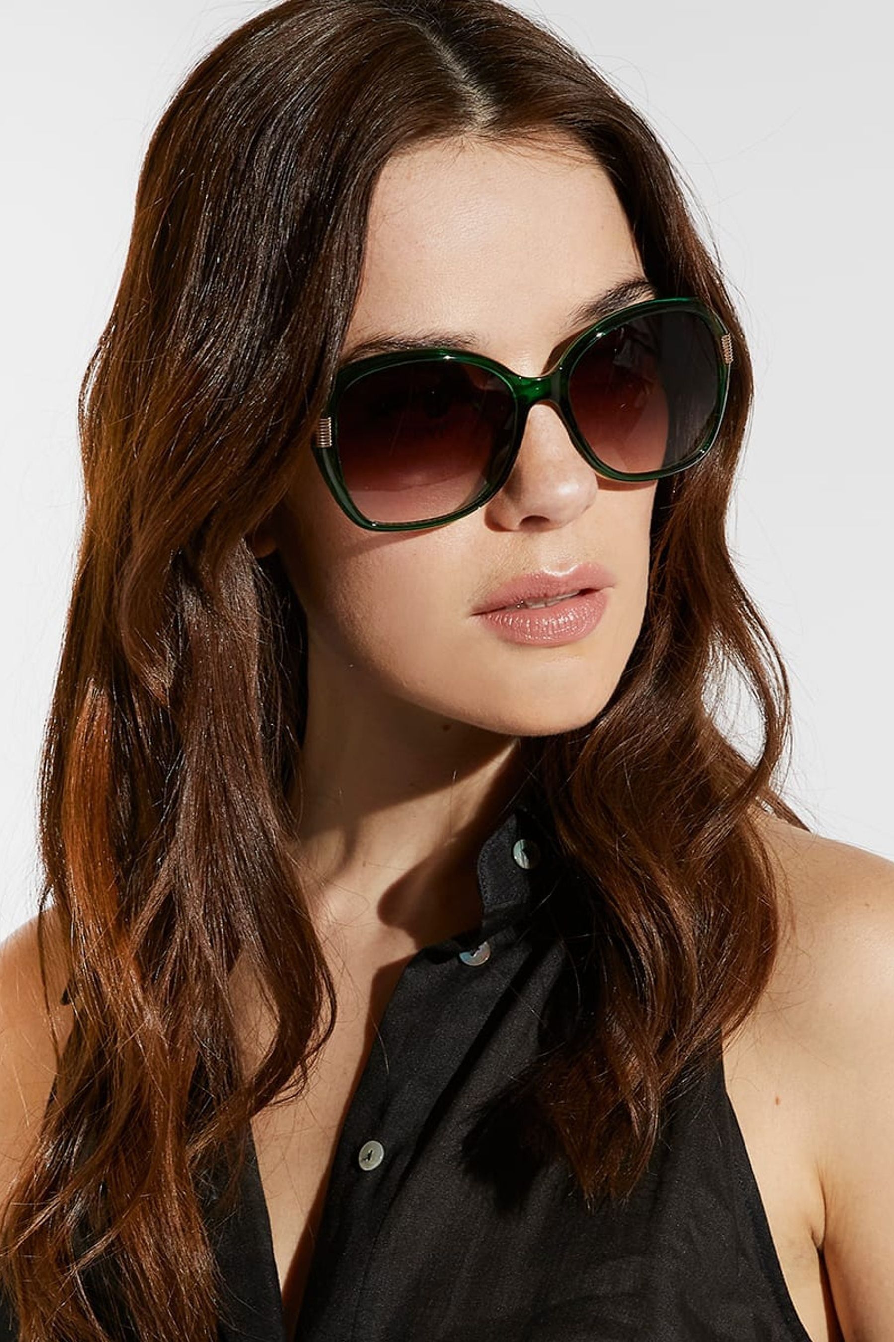 Buy Dune London Green Grennada Oversized Sunglasses from Next Ireland