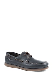 Jones Bootmaker Mens Parsons Leather Boat Shoes - Image 2 of 5