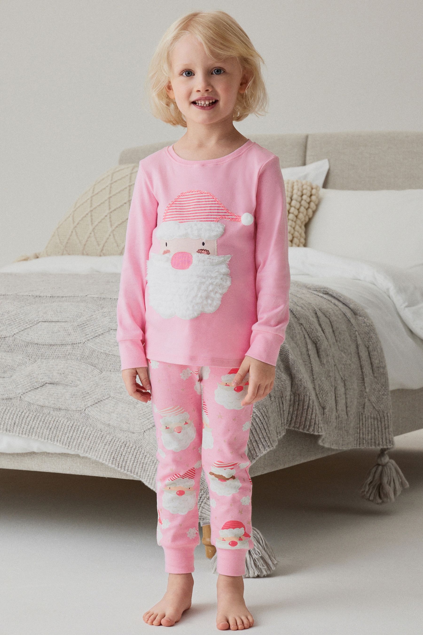 Girls christmas pyjamas next sale