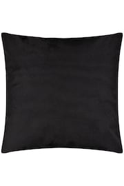 furn. Black Plain Large UV  Water Resistant Cushion - Image 2 of 4