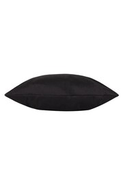 furn. Black Plain Large UV  Water Resistant Cushion - Image 3 of 4