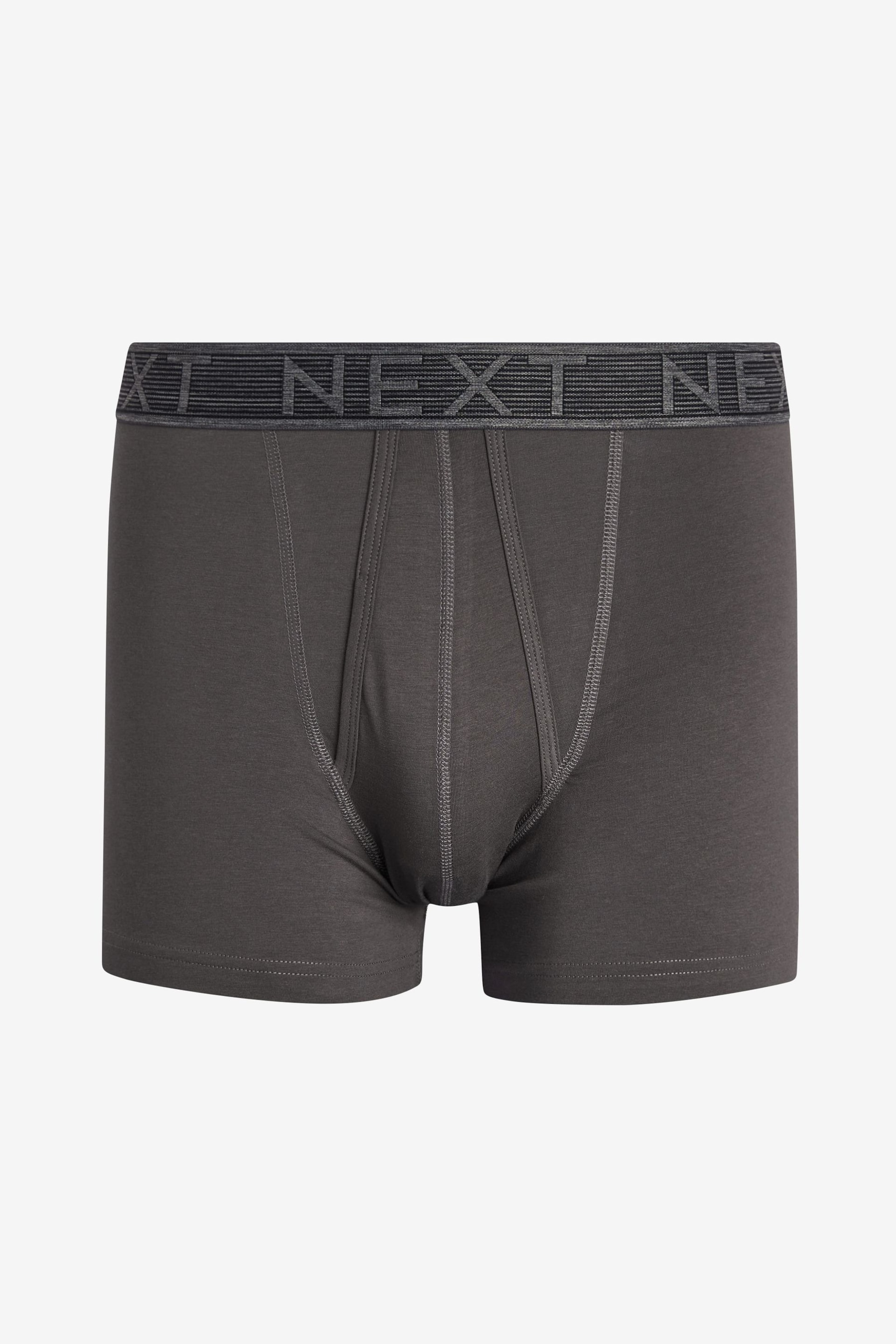 Grey 4 pack A-Front Boxers - Image 3 of 7