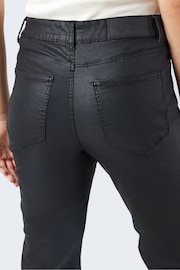 NOISY MAY Black Coated High Waisted Jeans - Image 4 of 5