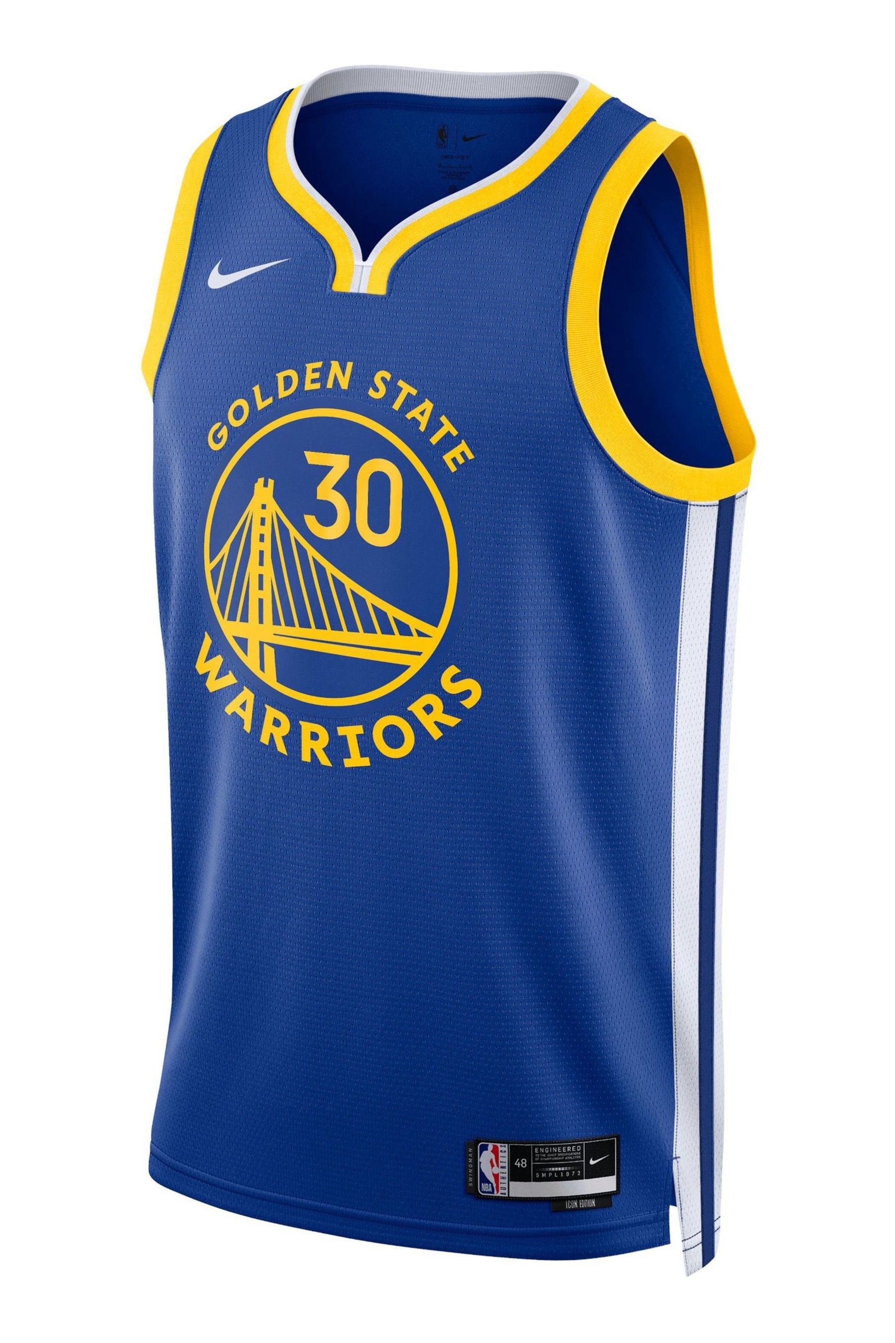 Stephen curry golden state warriors nike icon online edition swingman