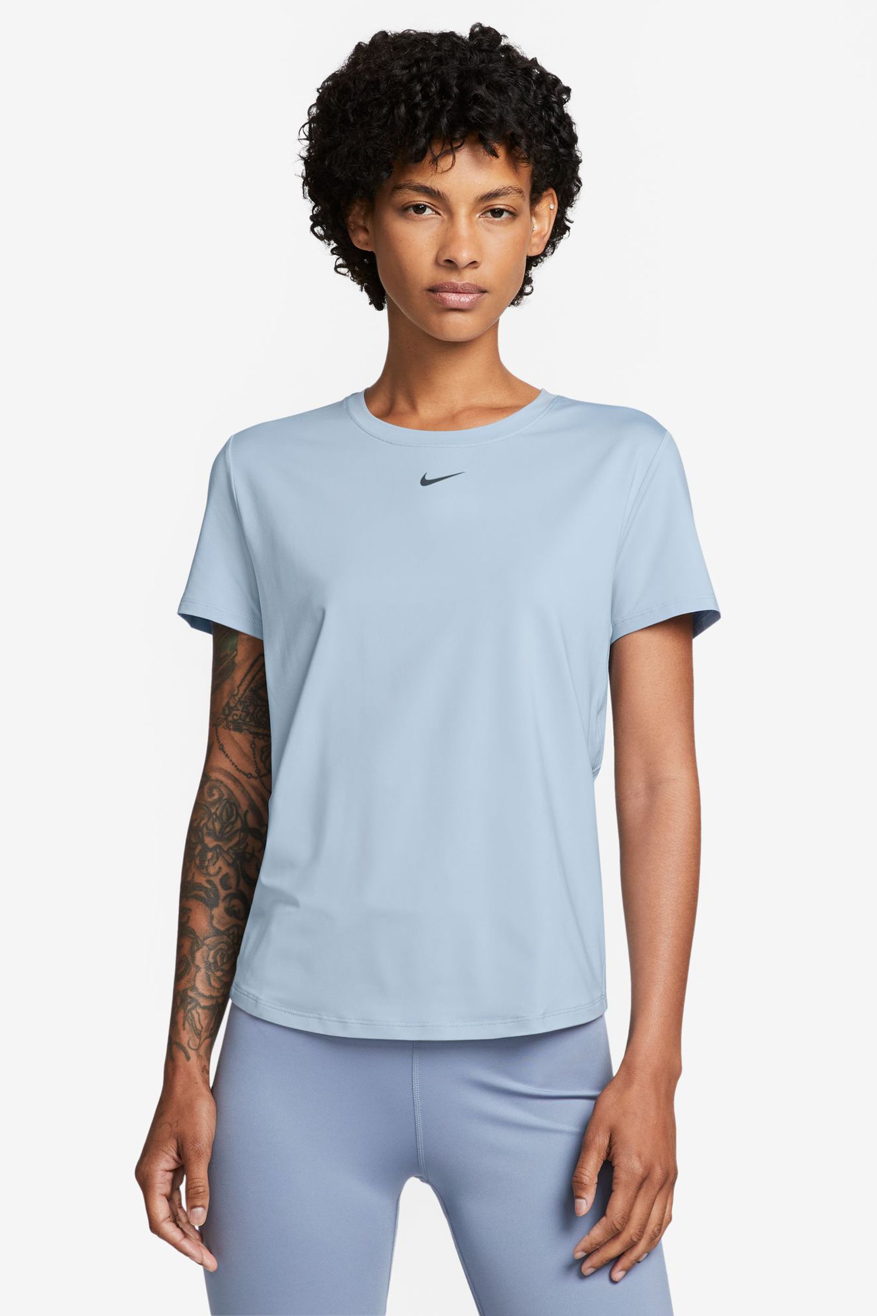 Buy Nike Light Armory Blue One Classic Dri FIT Short Sleeve Top from the Next UK online shop