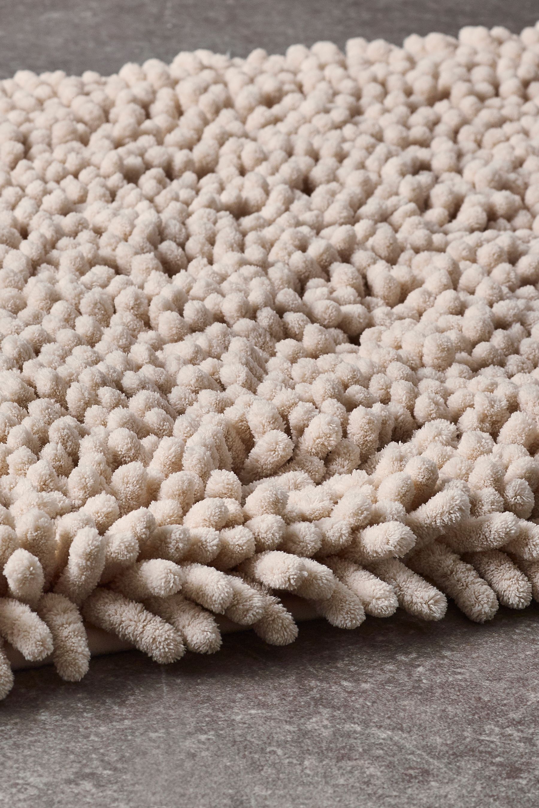 Buy Natural Super Plush Runner Bath Bobble Mat from Next Ireland