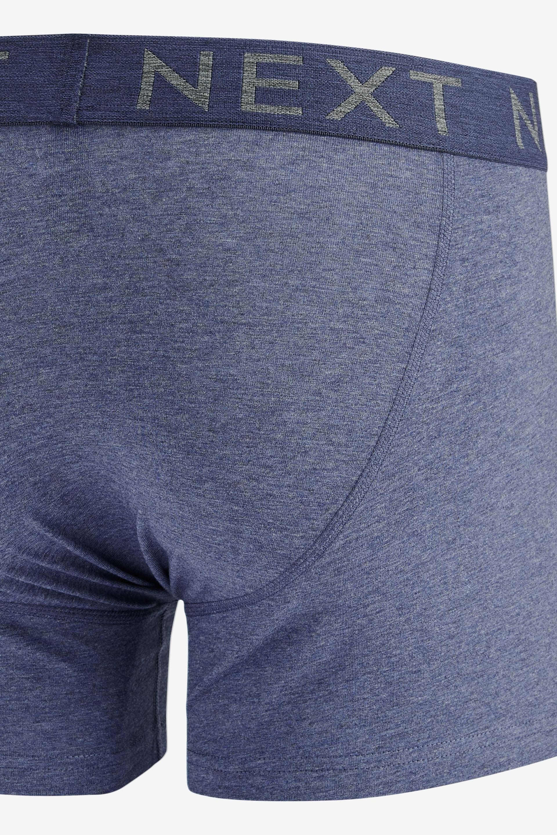 Blue 4 pack A-Front Boxers - Image 6 of 7