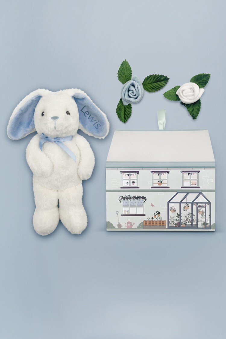 Babyblooms Personalised 100% Cotton Bunny and Buds Gift Set - Image 2 of 7