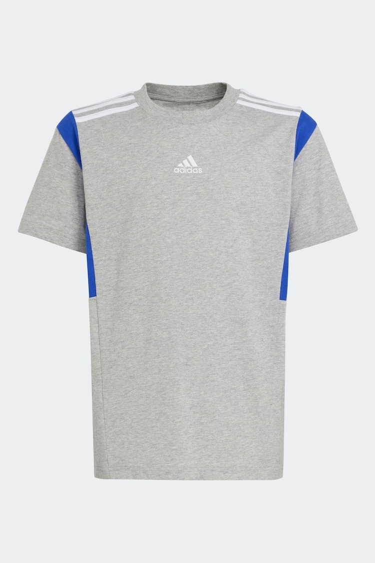 adidas Kids Colorblock 100% Cotton T-Shirt - Image 1 of 1