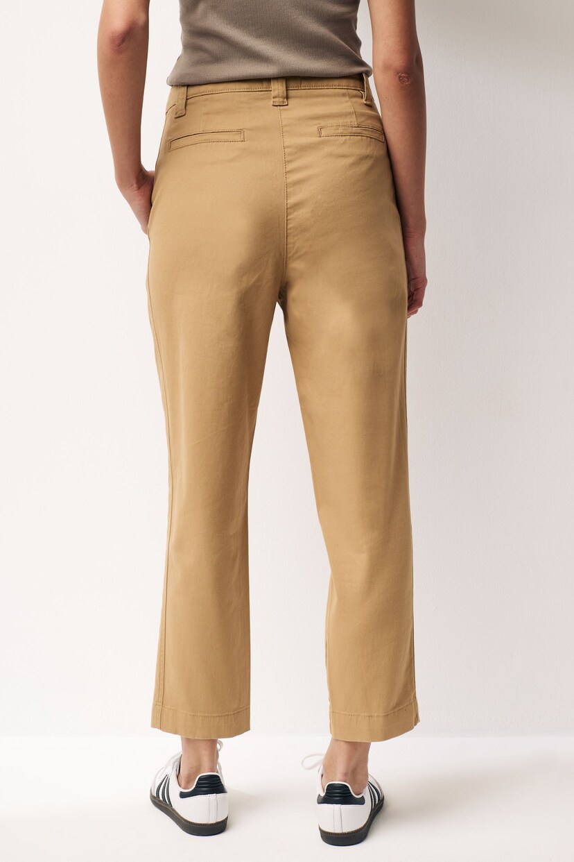 Neutral Tan Brown Chino Trousers - Image 4 of 6