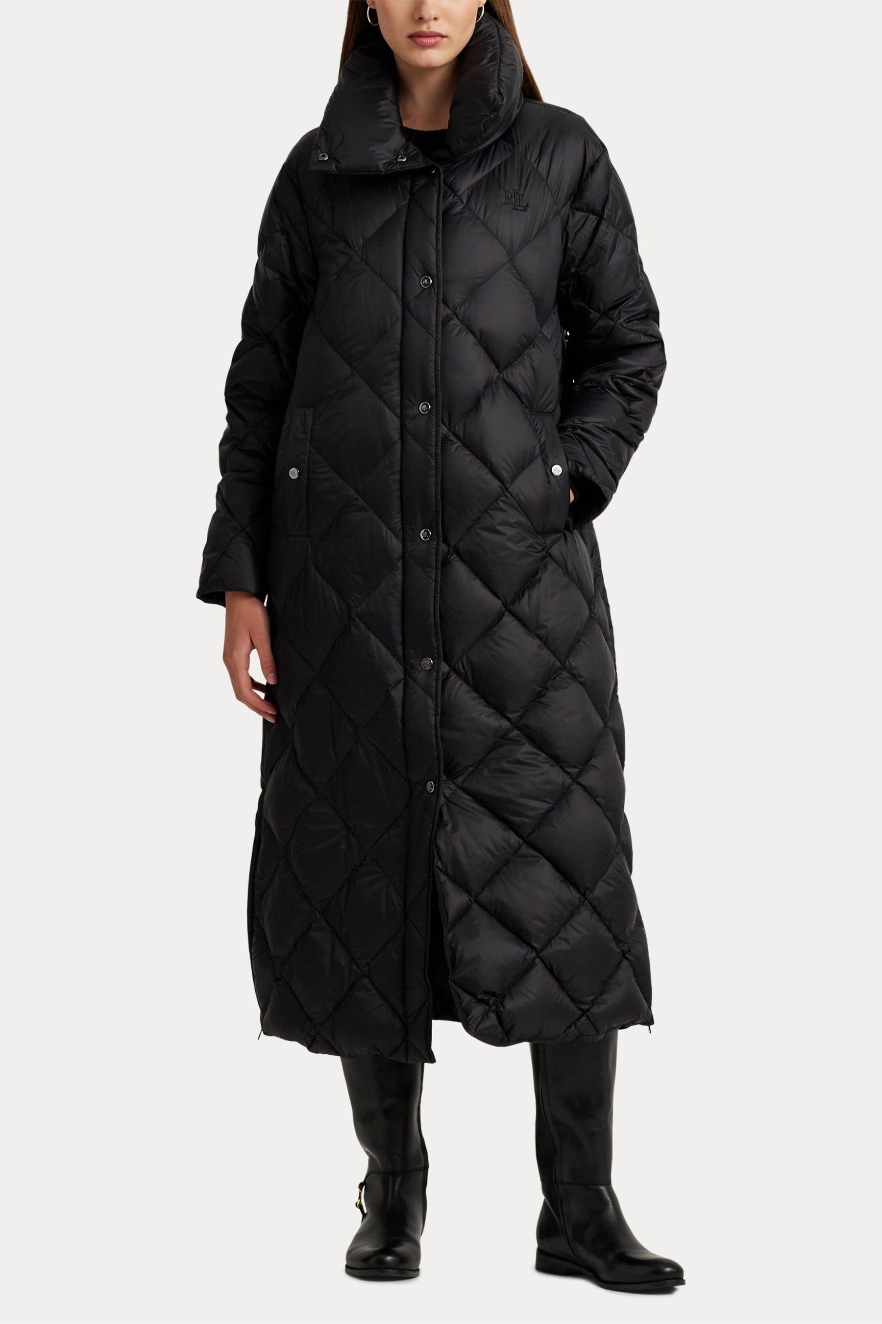 Maxi length down coat top