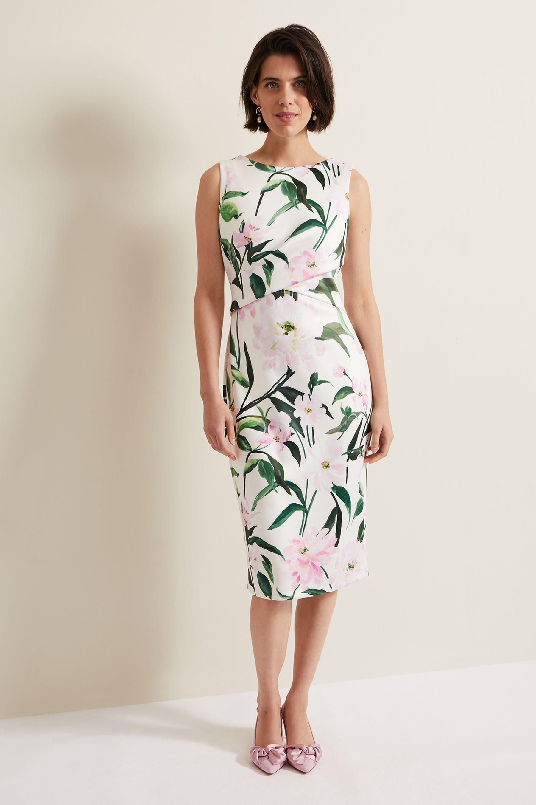 Lipsy floral best sale scuba midi dress