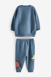 Navy Character Sweatshirt and Jogger Set (3mths-7yrs) - Image 5 of 7