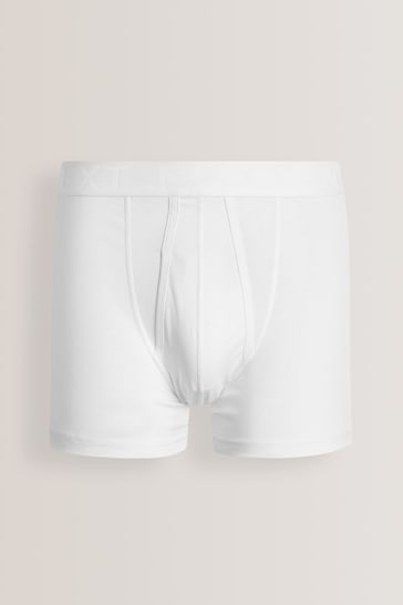 White 4 pack A-Front Boxers