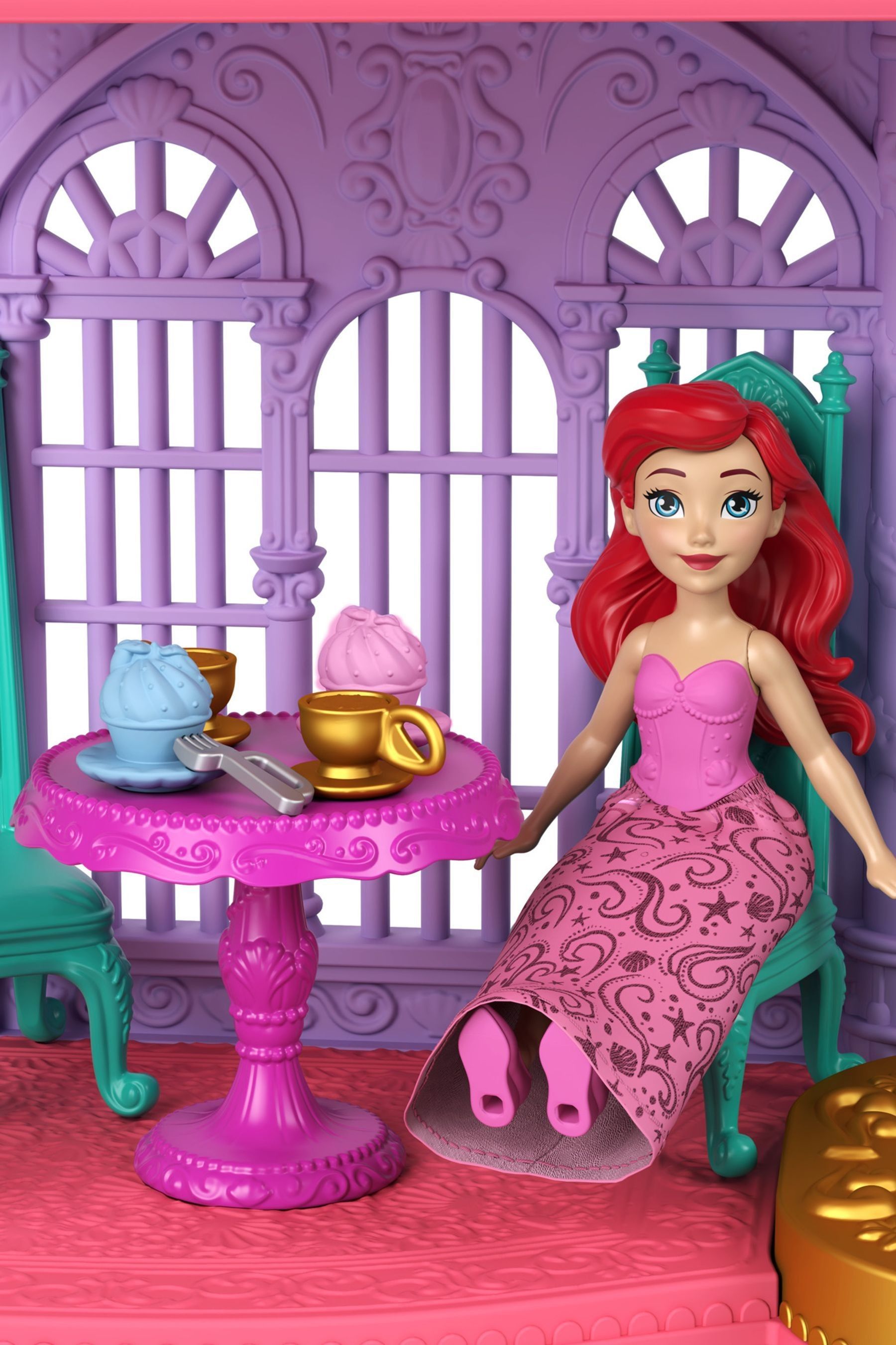 Disney princess doll castle sales