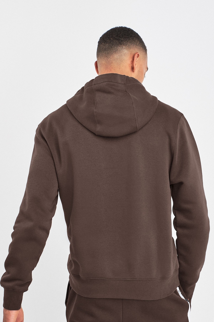 Nike Dark Brown Club Pullover Hoodie - Image 2 of 7