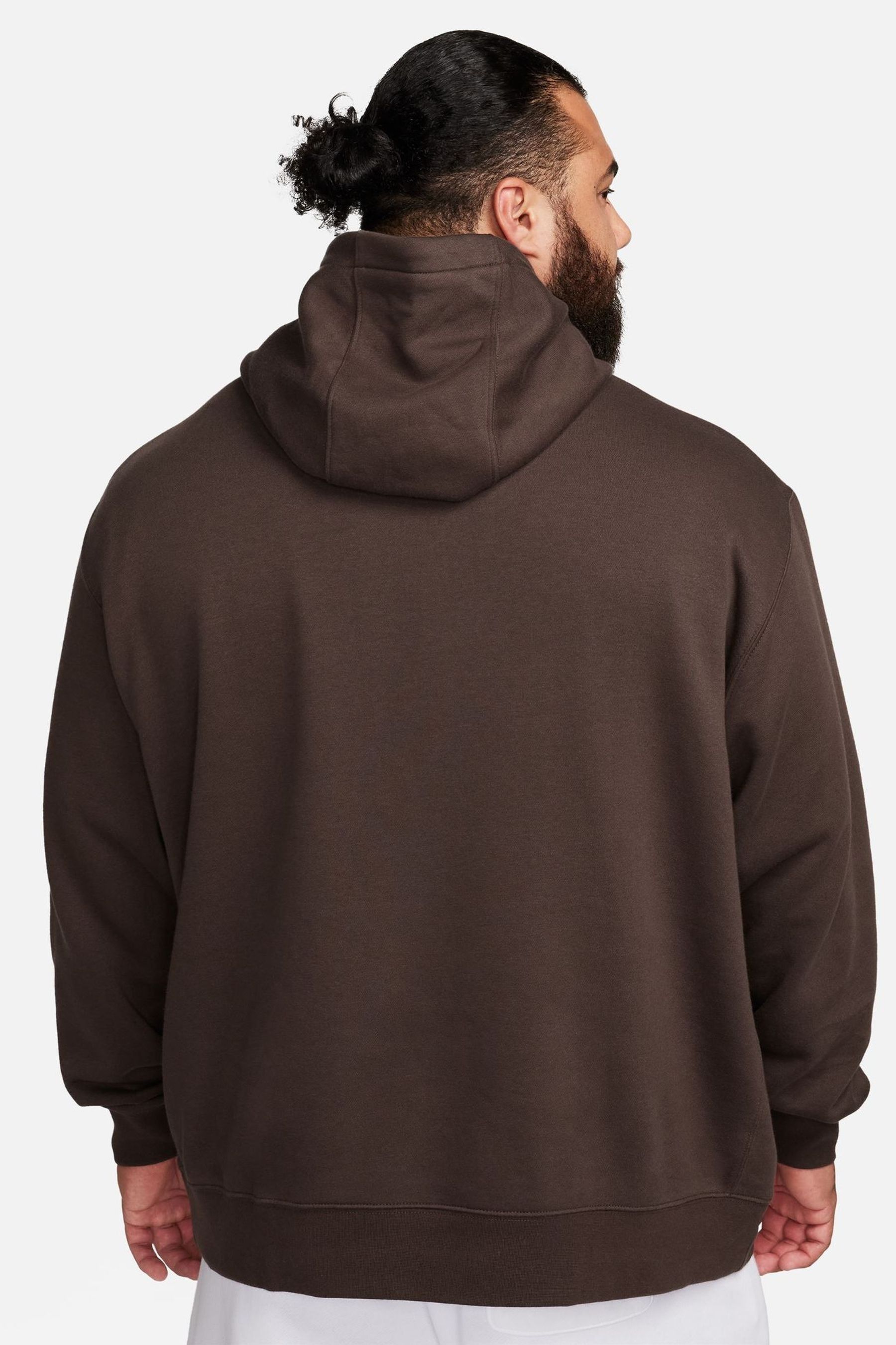 Dark brown deals nike hoodie