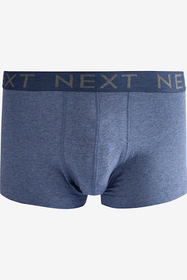 Blue 4 pack Hipster Boxers