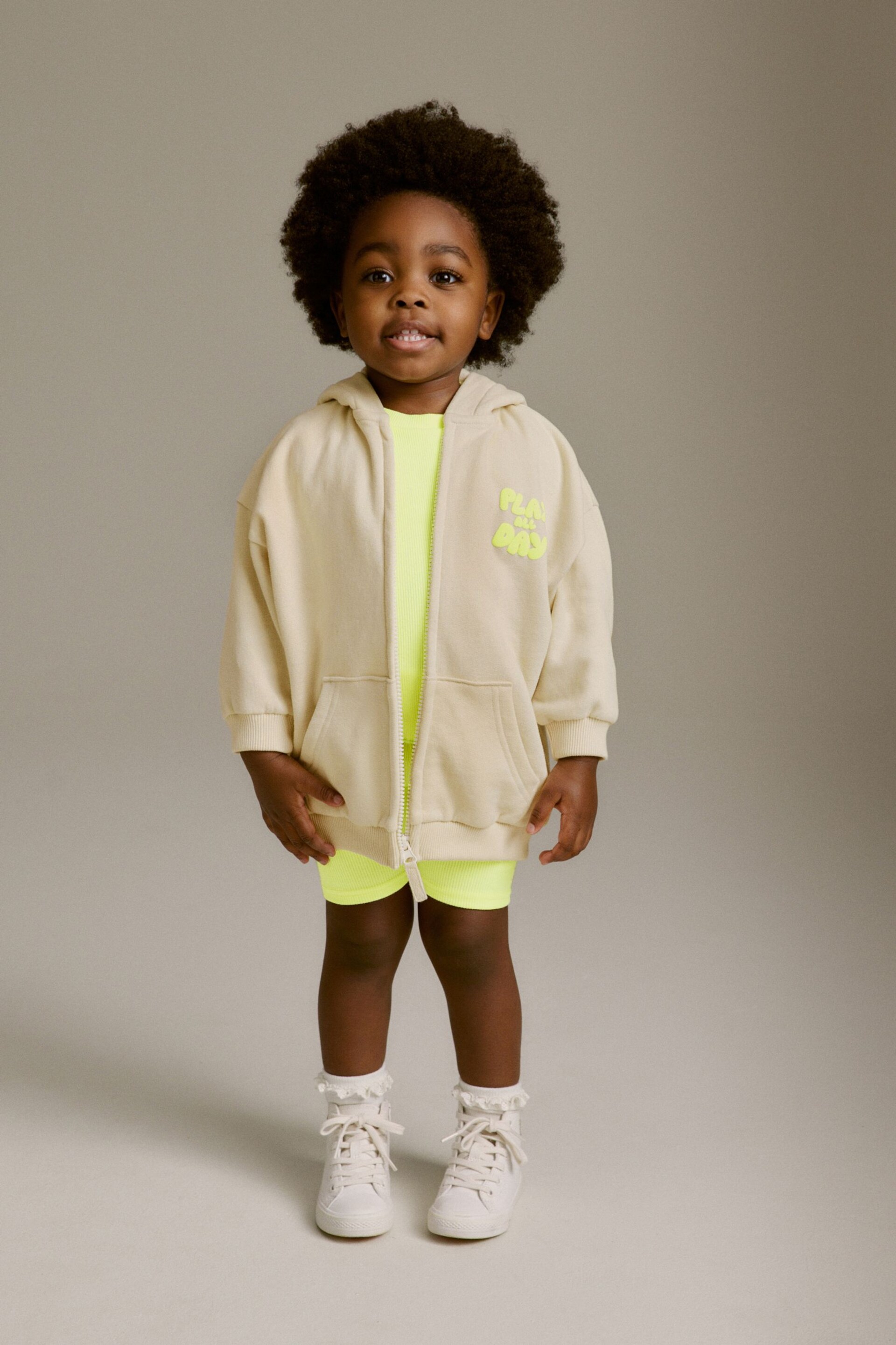 Yellow Zip Through 3 Piece Set (3mths-7yrs) - Image 4 of 9