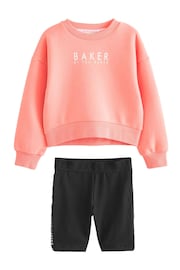 Baker by Ted Baker Apricot Sweater And Cycling Shorts Set - Image 7 of 10