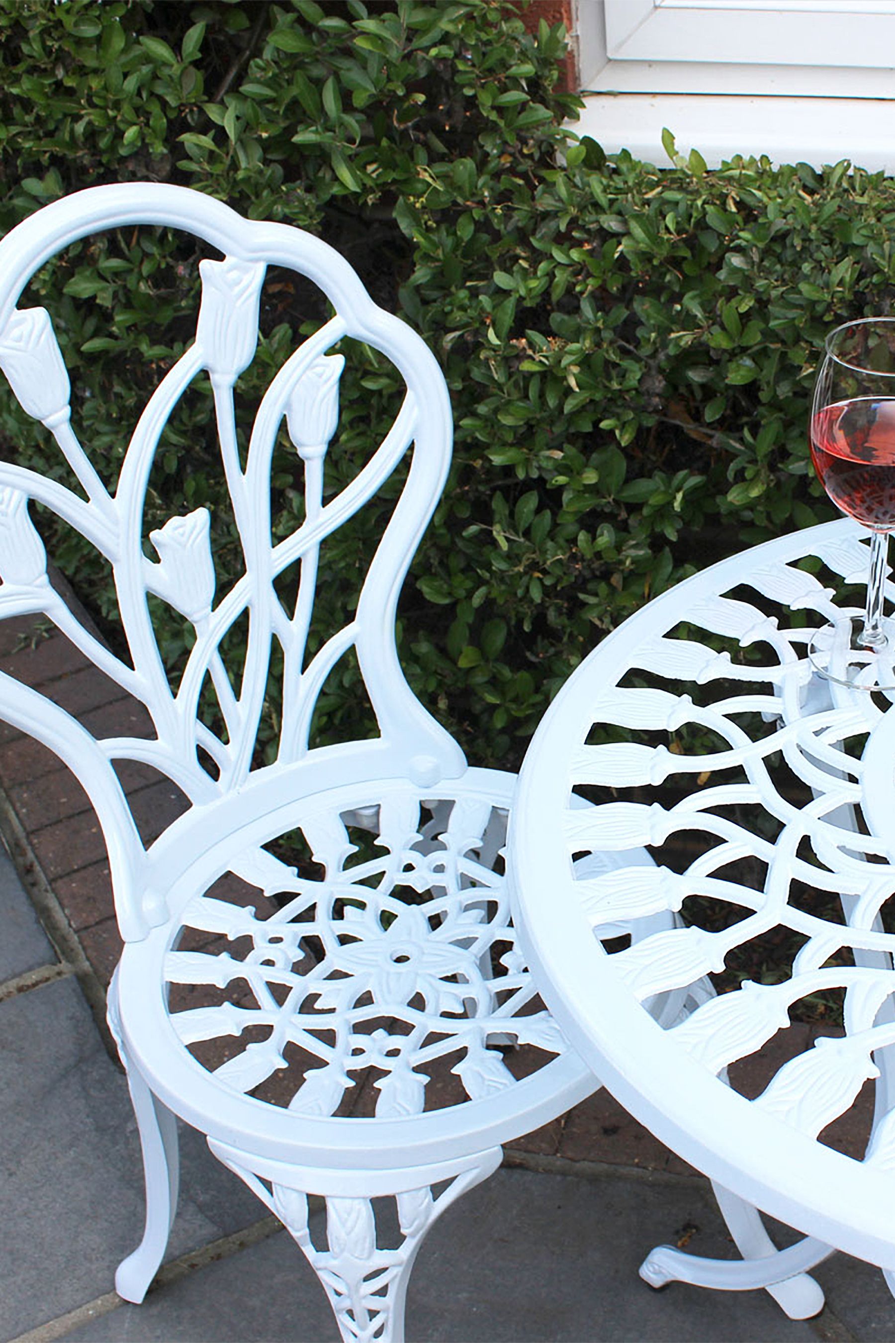 Charles bentley cast aluminium sales bistro set