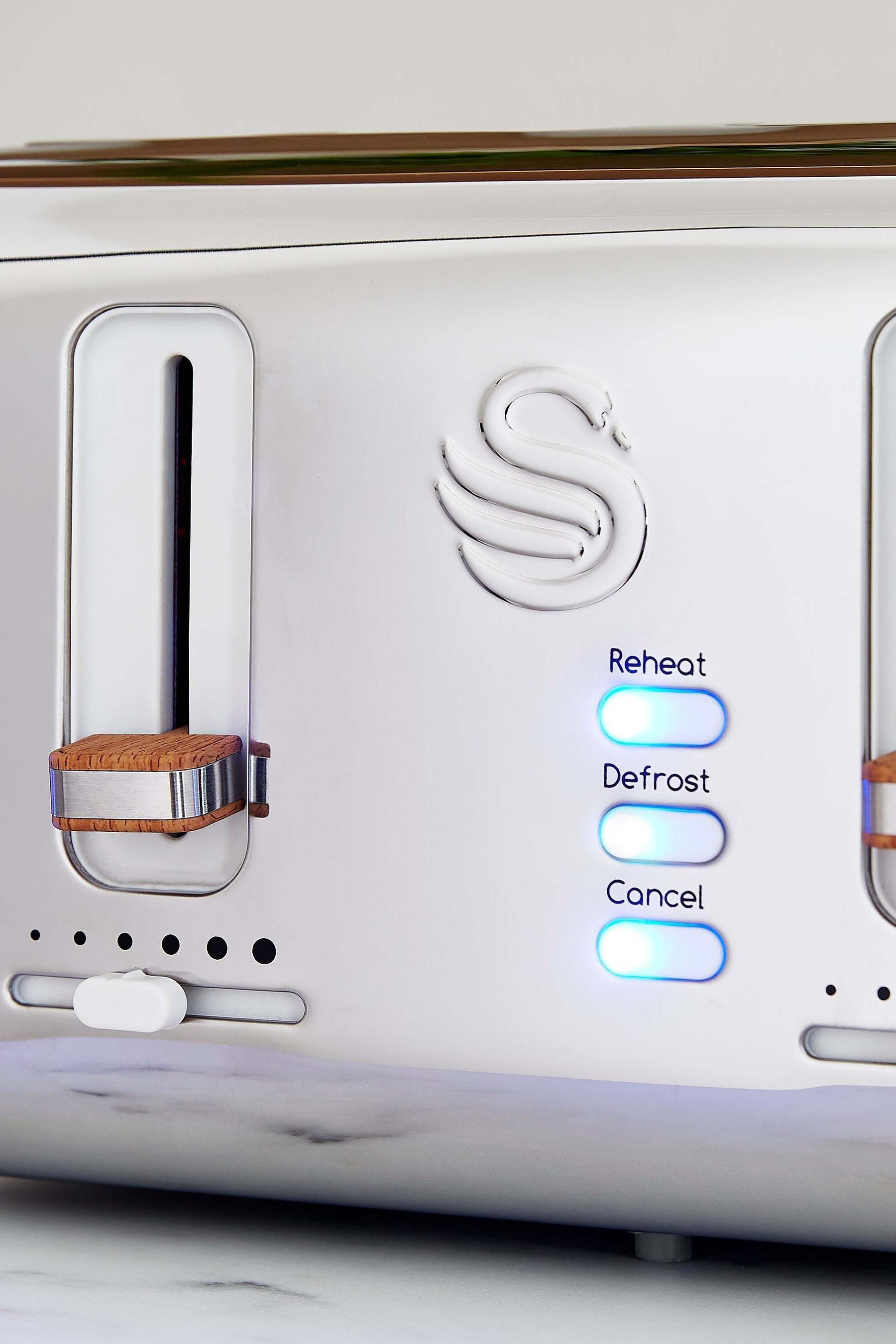 Swan grey toaster online