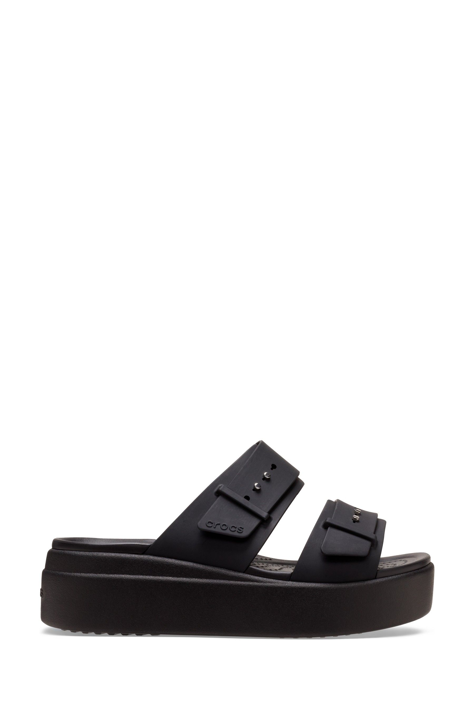 Crocs black wedge sandals sales