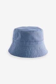 Navy Blue/Khaki Green Reversible Bucket 100% Cotton Hat 2 Pack - Image 8 of 10