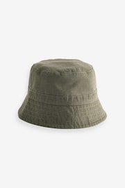 Navy Blue/Khaki Green Reversible Bucket Hat 2 Pack - Image 9 of 10