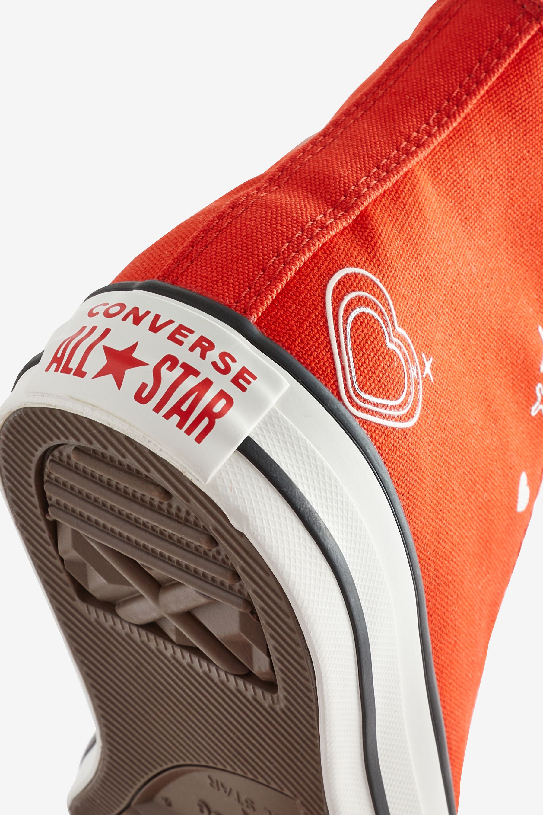 Buy Converse Red Heart Detail Chuck Taylor Trainers from the Next UK online shop