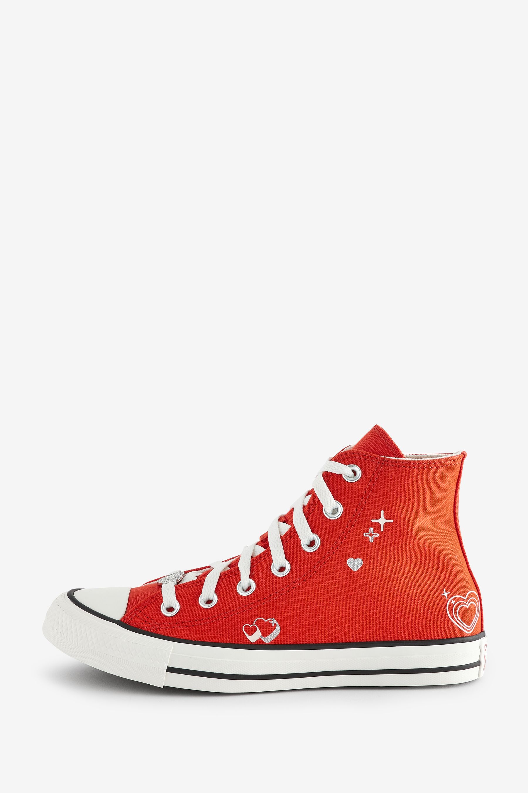 Red heart chuck taylor on sale