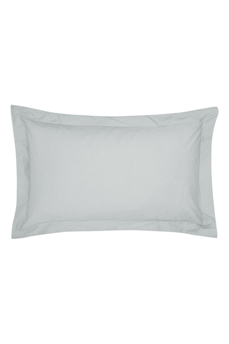 Bedeck of Belfast Silver 300 Thread Count Egyptian Cotton Oxford Pillowcase - Image 2 of 2