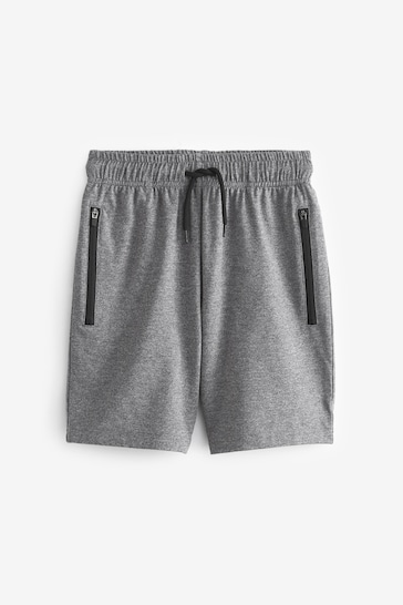 Grey/Black 2 Pack Sports Shorts (6-17yrs)
