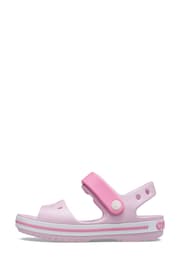 Crocs Light Pink Toddler Crocband Sandals - Image 2 of 7