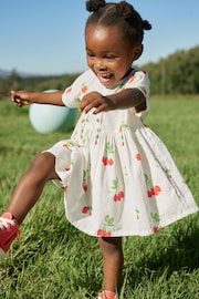 Strawberry Print Relaxed Cotton Dress (3mths-8yrs) - Image 2 of 6