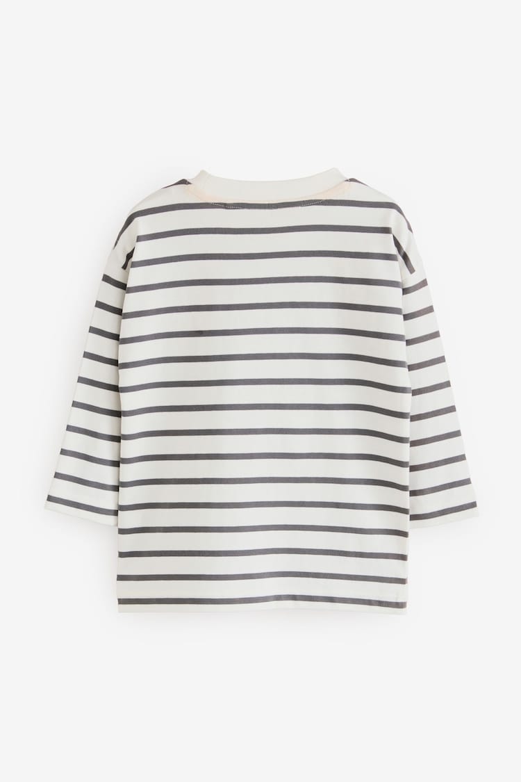 White Paddington Bear Long Sleeve Striped T-Shirt (3mths-8yrs) - Image 2 of 4