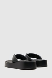 Schuh Tonya Flatform Black Toe Thong - Image 3 of 4