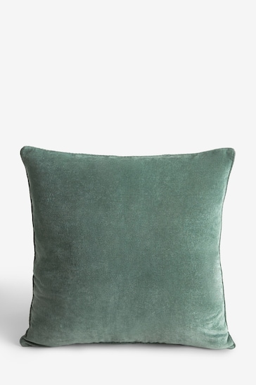 Dark Green 59 x 59cm Soft Velour Cushion