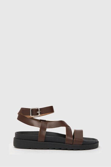 Schuh Taylor Cross Strap Footbed Sandals