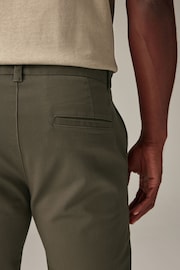 Light Stone/Mushroom Brown Slim Stretch Chino Trousers 2 Pack - Image 10 of 16